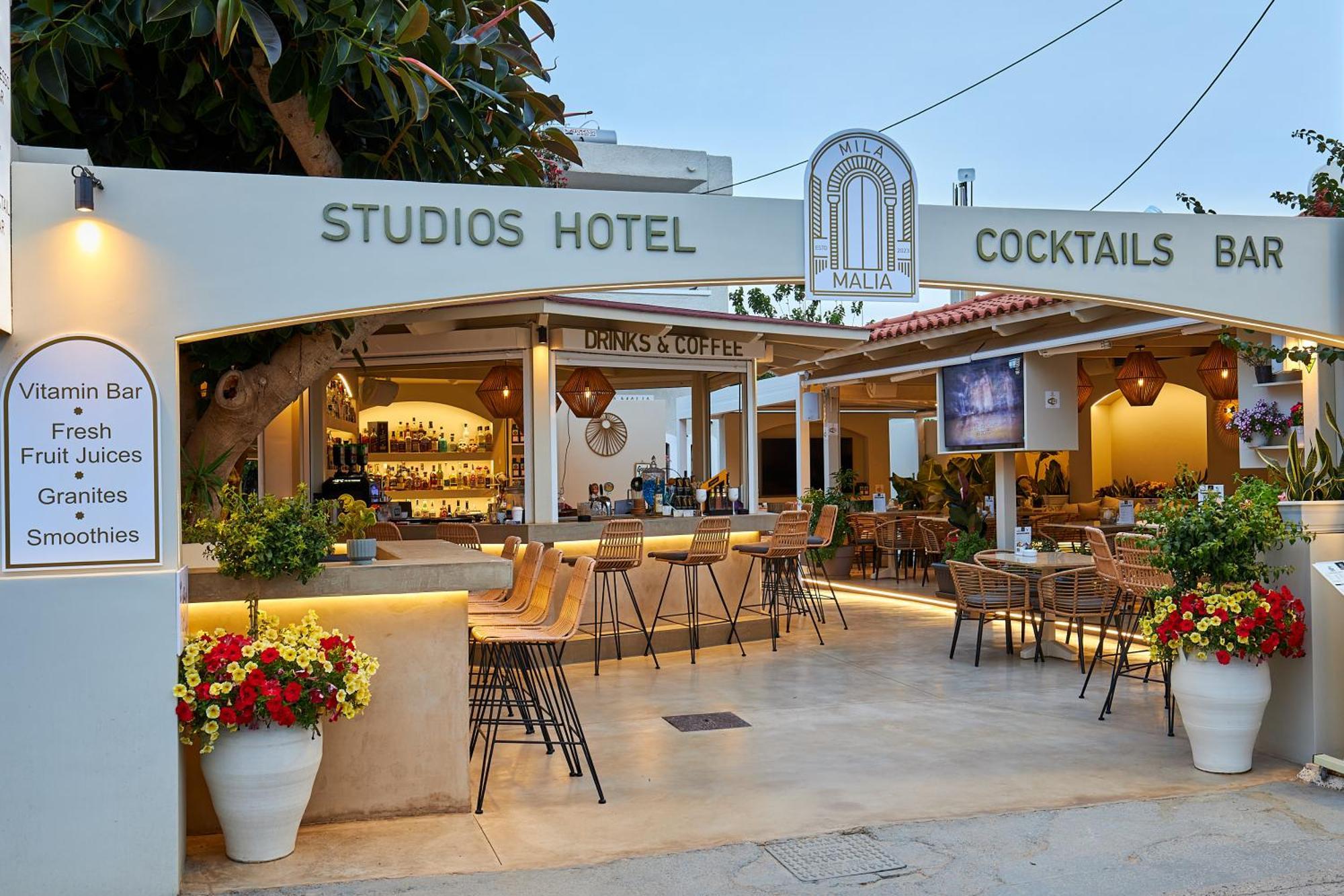 Mila Malia Studios Hotel エクステリア 写真