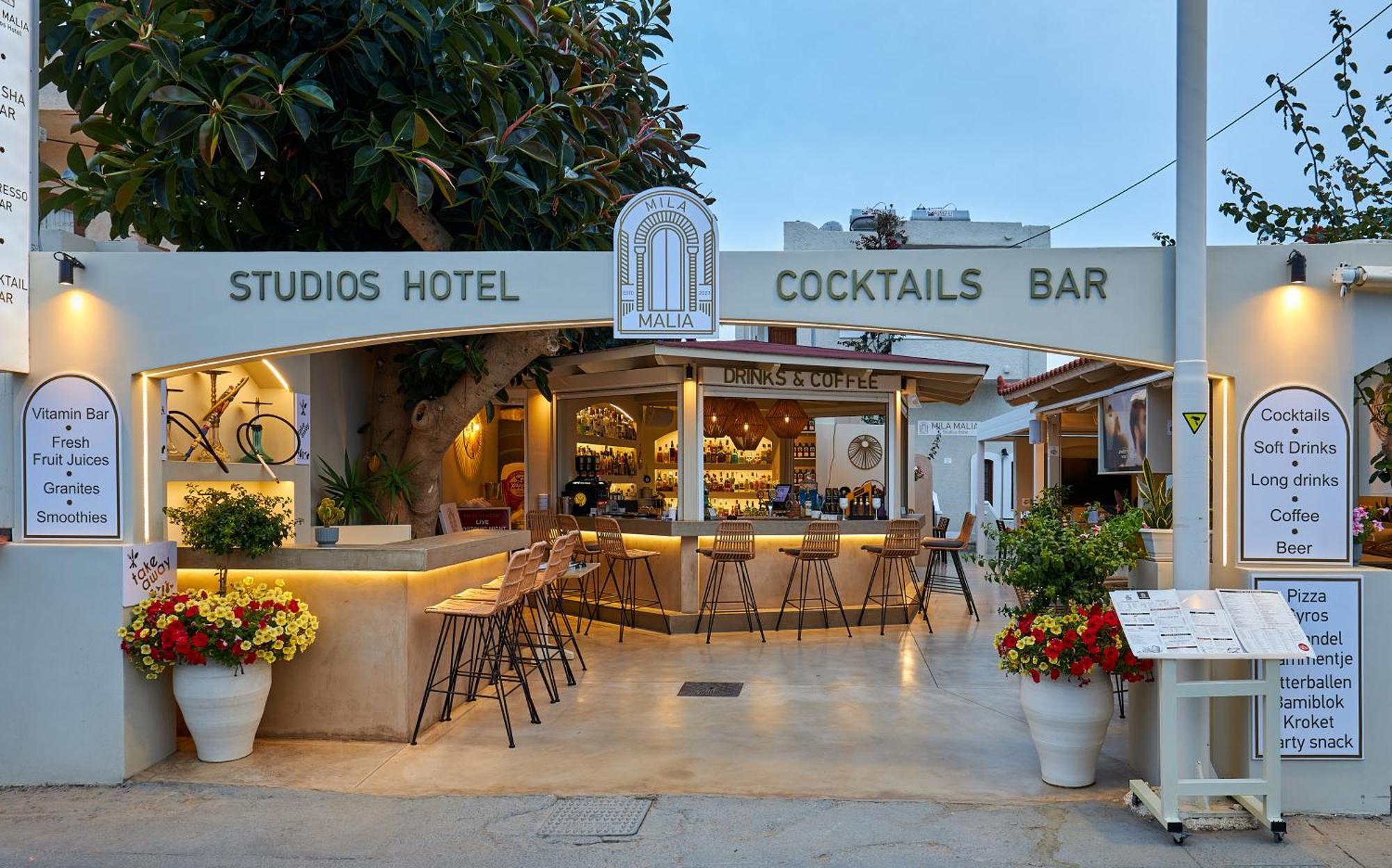 Mila Malia Studios Hotel エクステリア 写真